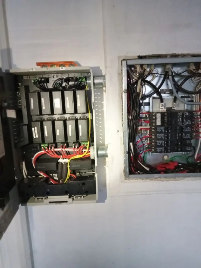 Electrical panel upgrade completed for Ring Doorbell Installation in Hometown